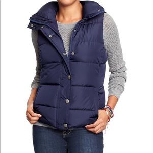 Navy blue vest from old navy